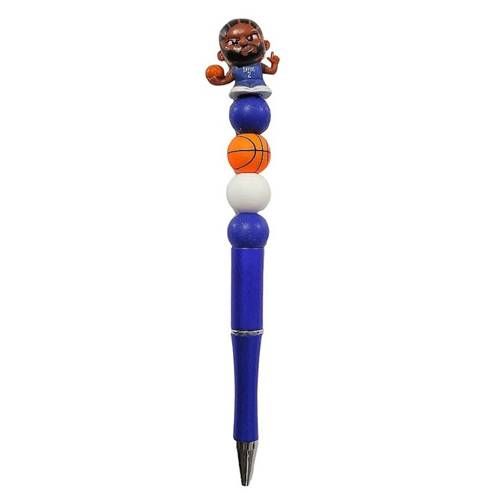 LA Clippers NBA Kawhi Leonard Teenymates Beaded Ballpoint Twist Pen Blue